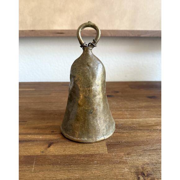 Vintage African Brass Bell - Picture 1 of 4